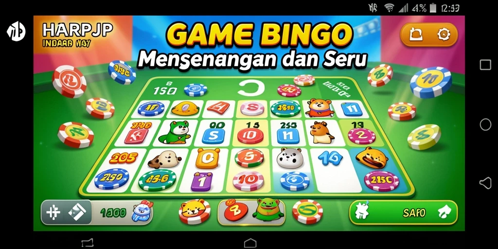 Tampilan gameplay Bingo yang seru dan interaktif.