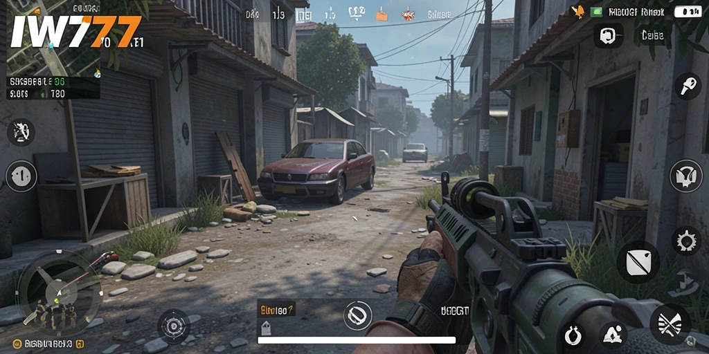 Gameplay IW777 yang penuh warna dan interaktif saat pemain berkreasi.