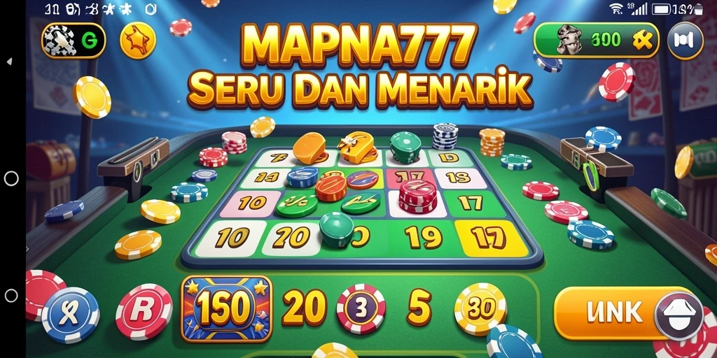 Screenshot permainan MAPNA777 menampilkan keseruan bermain Bingo.