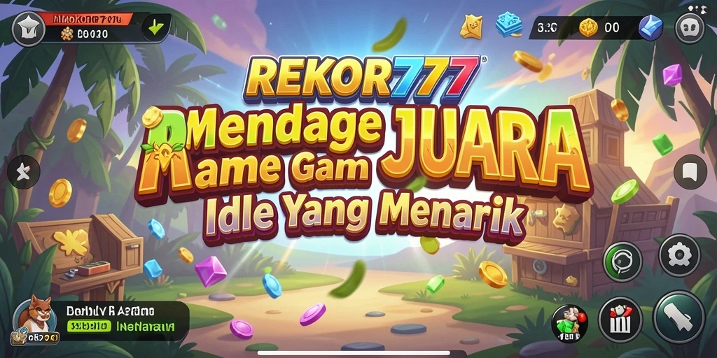Tangkapan layar menampilkan gameplay santai dan menarik dari REKOR777.