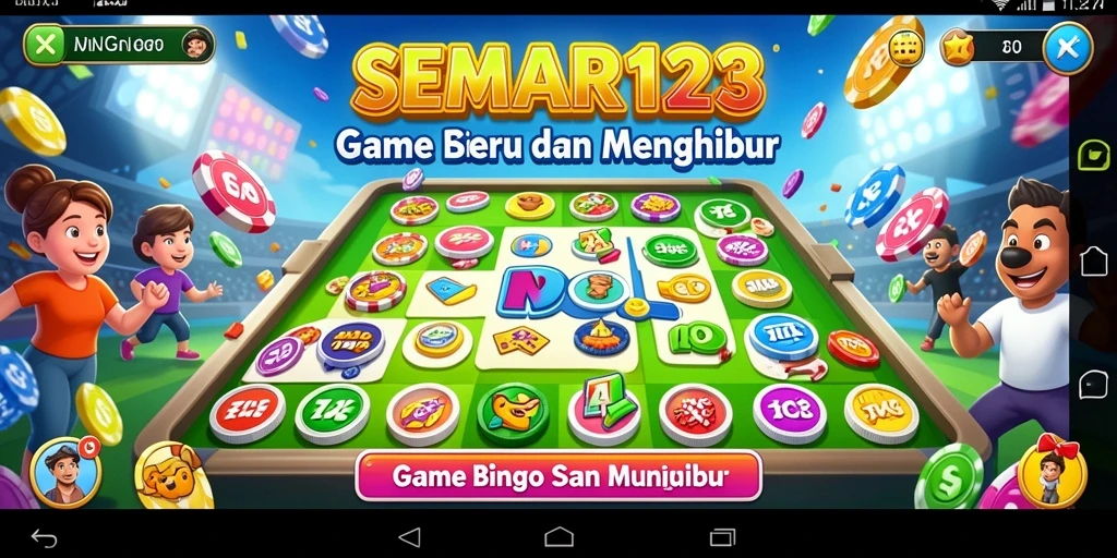 Tangkapan layar gameplay Bingo yang seru dan interaktif.