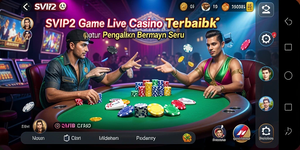 Tampilan menarik dari permainan Live Casino di SVIP2 yang memukau.