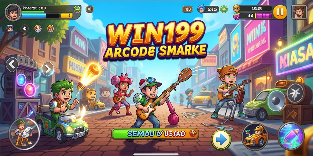 Tampilan gameplay menarik dari WIN199 yang menghadirkan aksi Arcade.