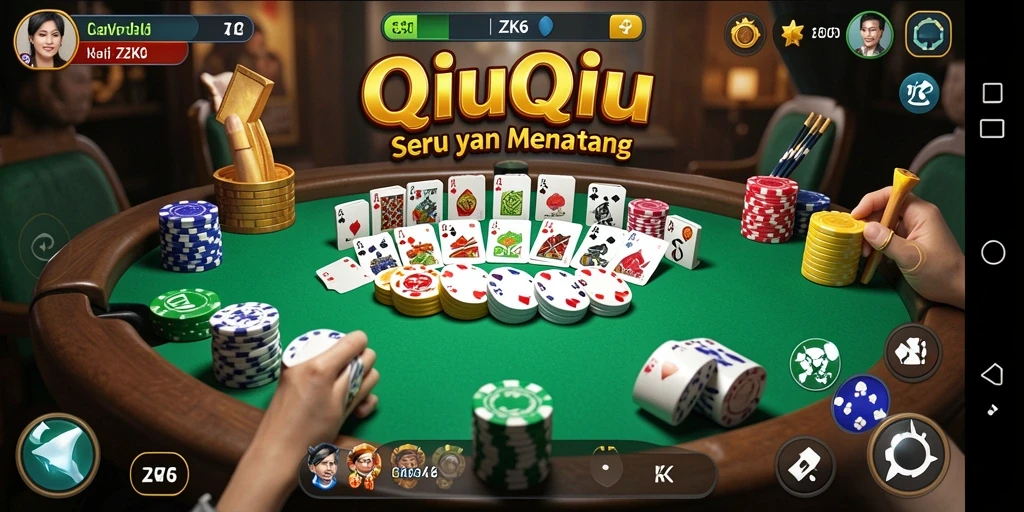 Gameplay QiuQiu seru dan menantang di ZK6.